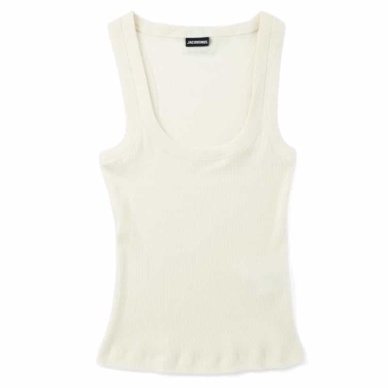 JACQUEMUS タイトタンクトップ WHITE