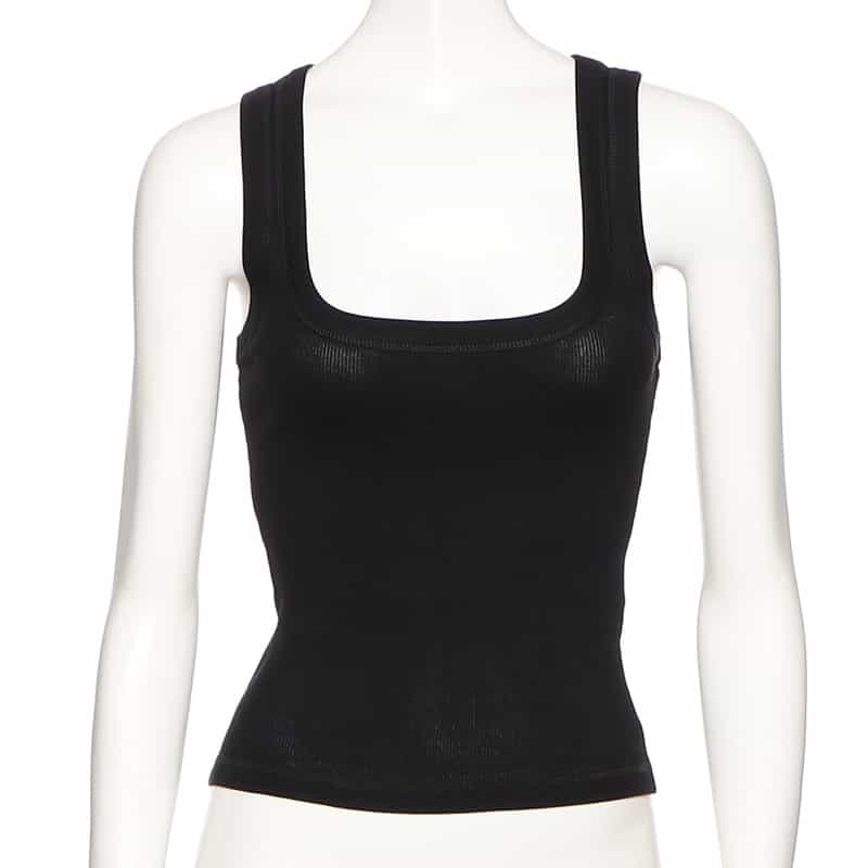 JACQUEMUS タイトタンクトップ BLACK