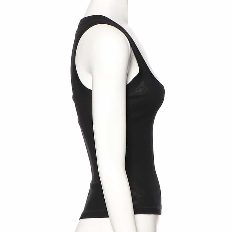 JACQUEMUS タイトタンクトップ BLACK
