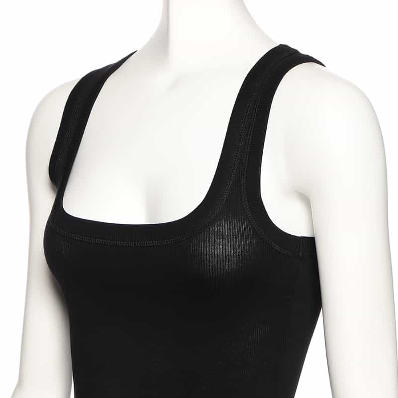 JACQUEMUS タイトタンクトップ BLACK