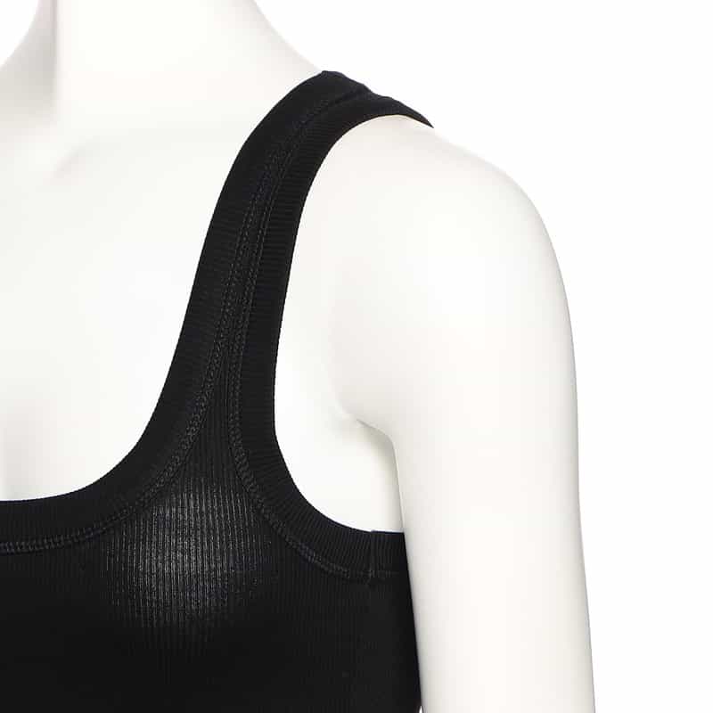 JACQUEMUS タイトタンクトップ BLACK