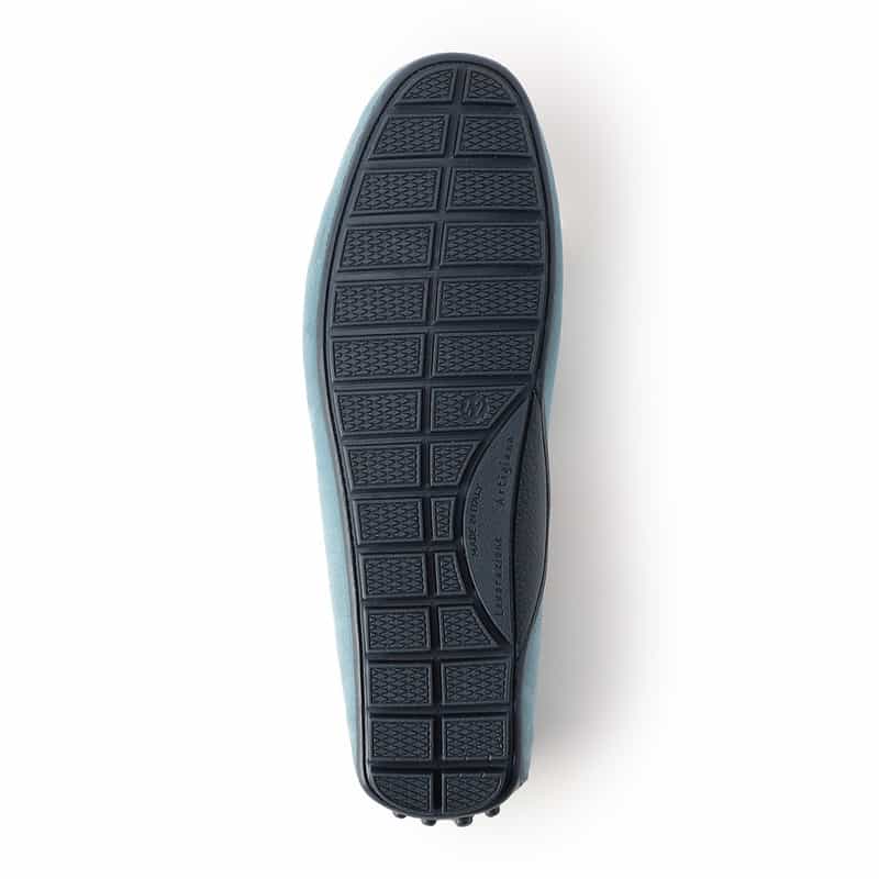 BARNEYS NEW YORK スエードドライビングシューズ TURQUOISE