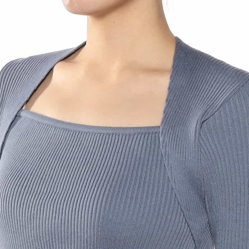 BARNEYS NEW YORK コンビネーションドレス BLUE