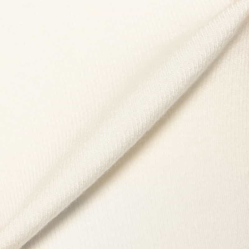 BARNEYS NEW YORK スカーフデザイン ニットプルオーバー WHITE