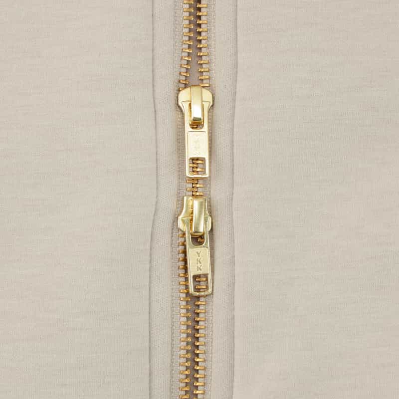 BARNEYS NEW YORK ウォッシャブル ジップアップパーカー LT GRAY