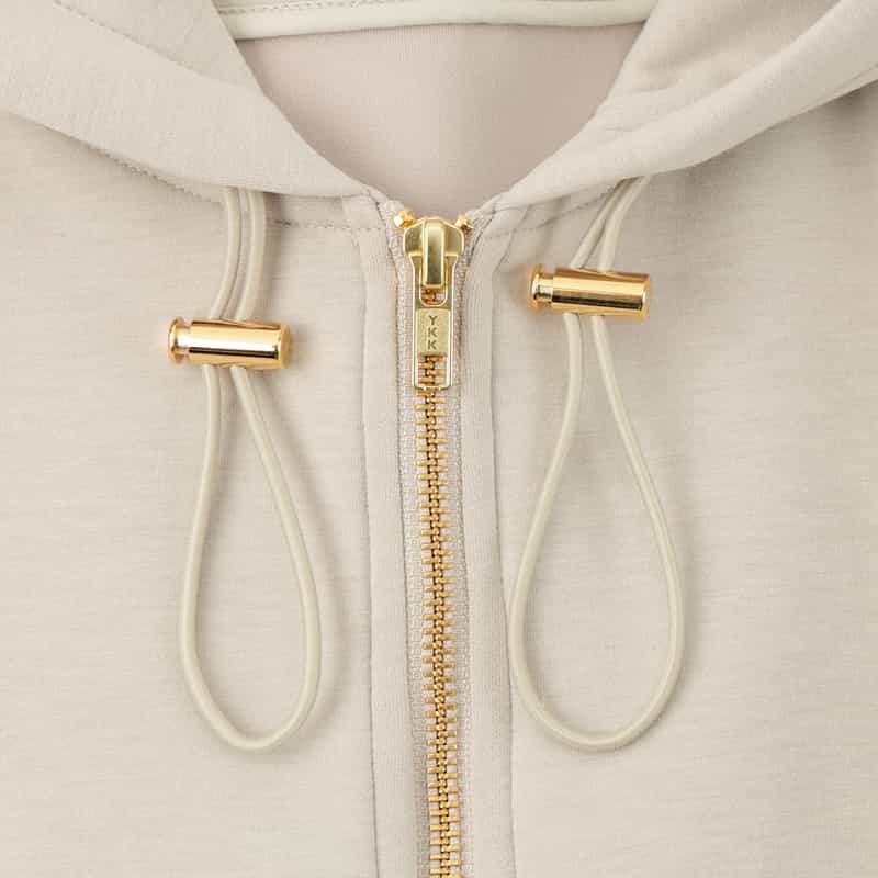 BARNEYS NEW YORK ウォッシャブル ジップアップパーカー LT GRAY