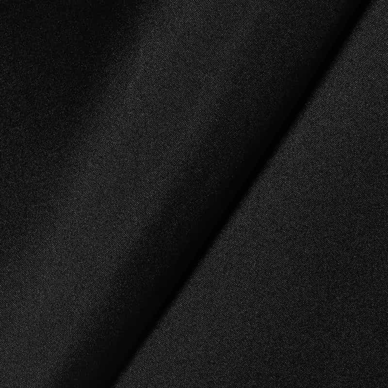 BARNEYS NEW YORK ウォッシャブル デコルテカッティングシルクブラウス BLACK