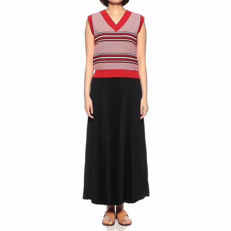 NOMA T.D. Vネックニットベスト RED