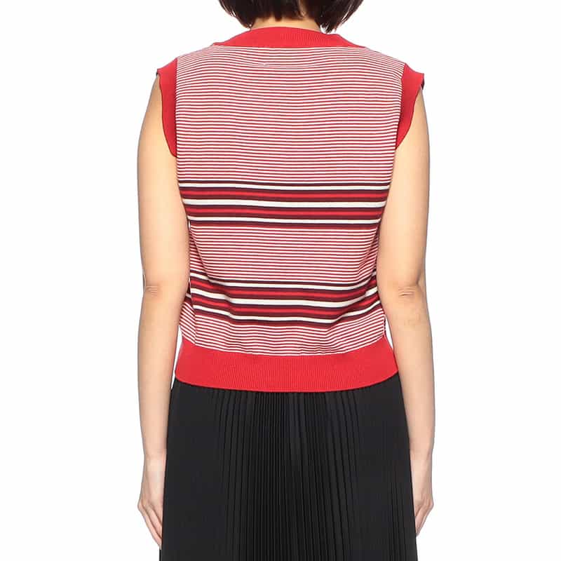 NOMA T.D. Vネックニットベスト RED