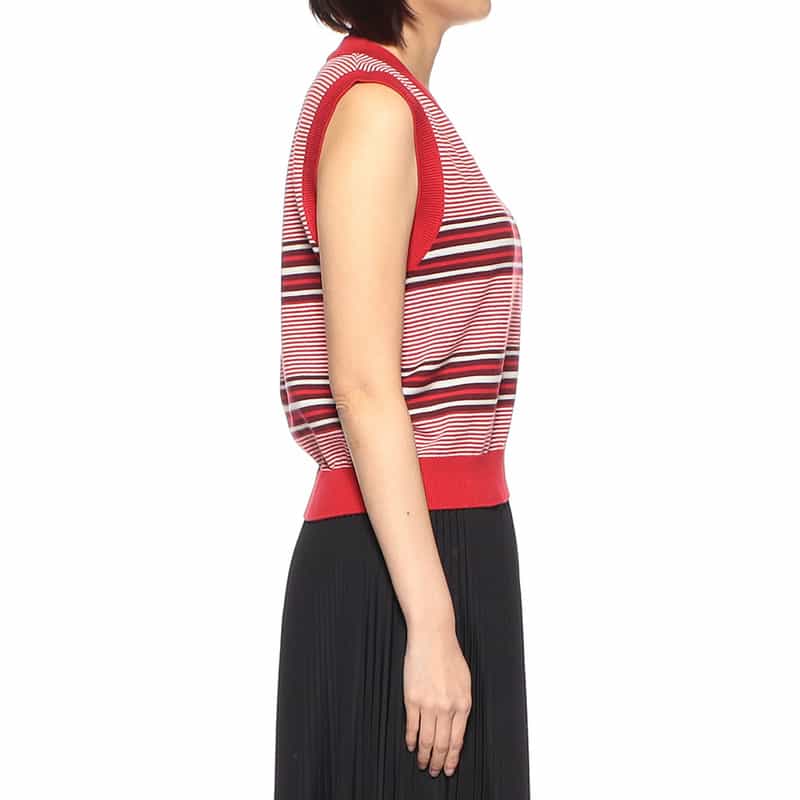 NOMA T.D. Vネックニットベスト RED