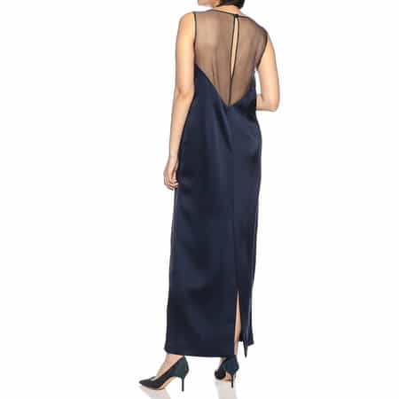 バックシアーマキシドレス