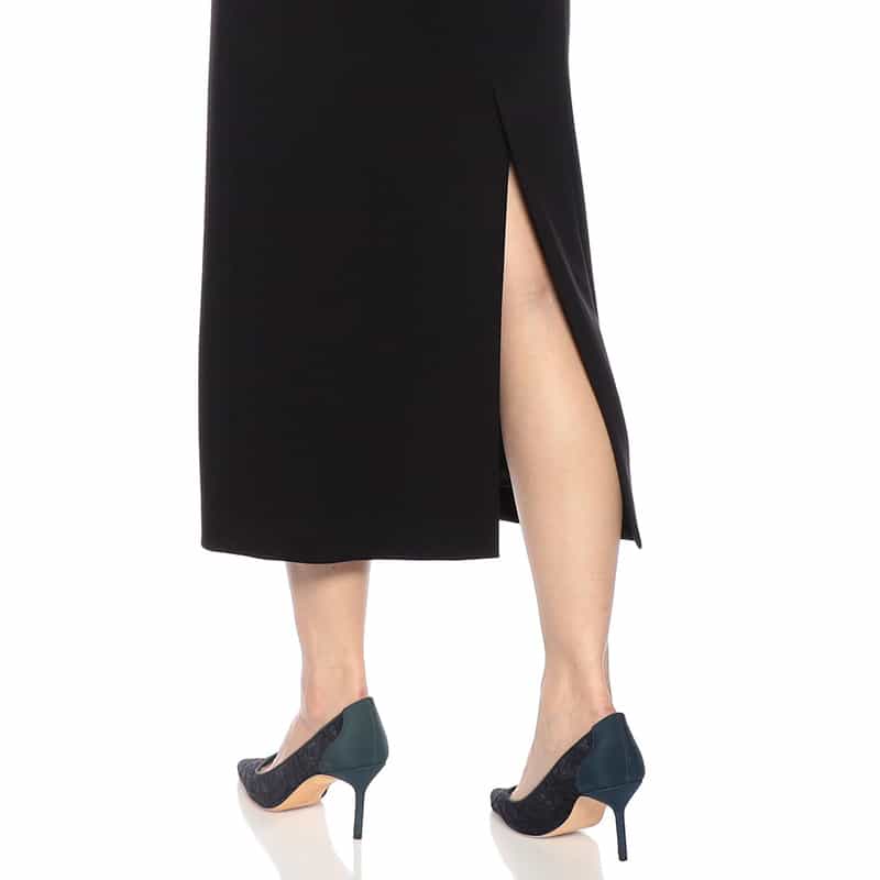 BARNEYS NEW YORK オフショルダードレス BLACK