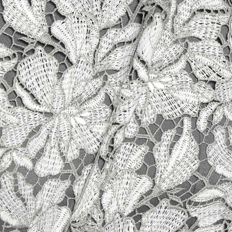 BARNEYS NEW YORK フラワーレース ウエストリボンブラウス LIGHT GREEN