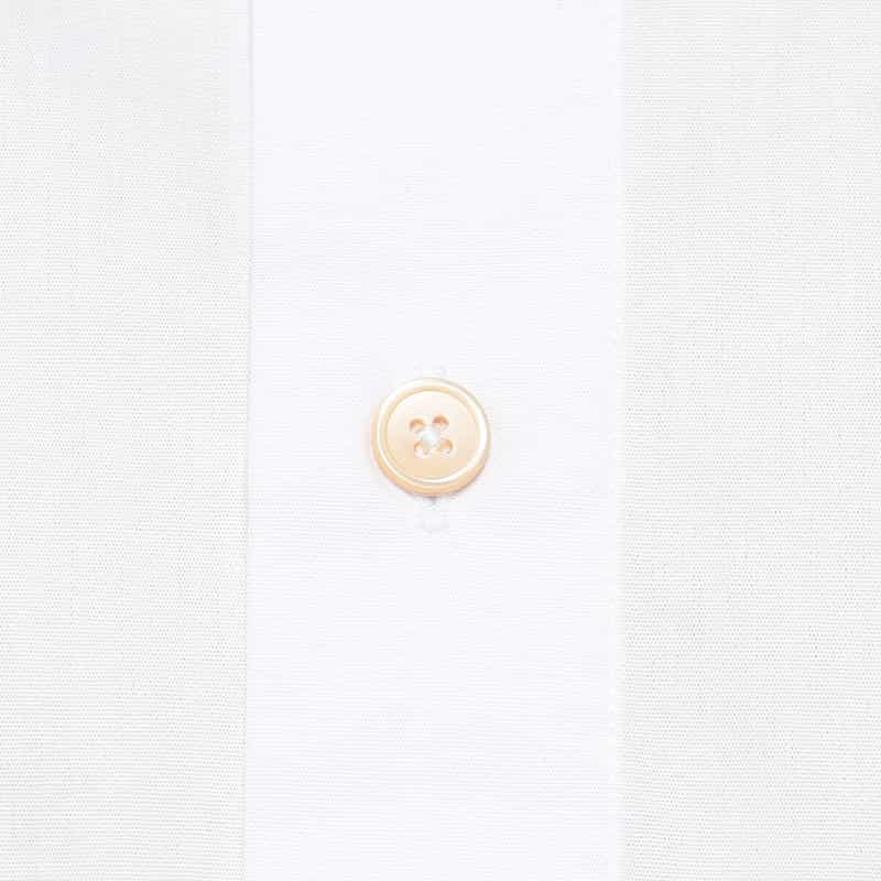 ALESSANDRO GHERARDI コットンポプリンシャツ "ARMY" WHITE