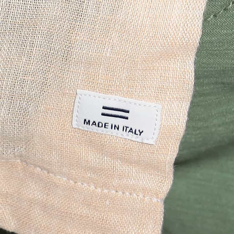 ALESSANDRO GHERARDI リネンキューバシャツ BEIGE