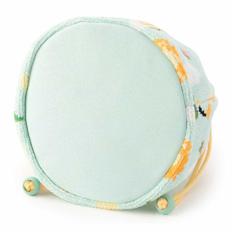 FEILER 限定ライオン＆ドット柄巾着 LIGHT GREEN