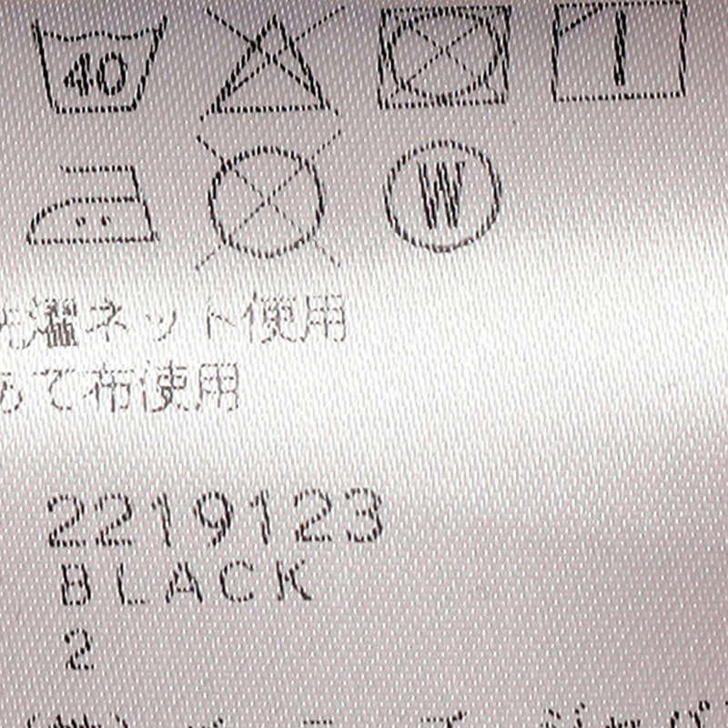 OSCALITO Vネック リブタンクトップ BLACK