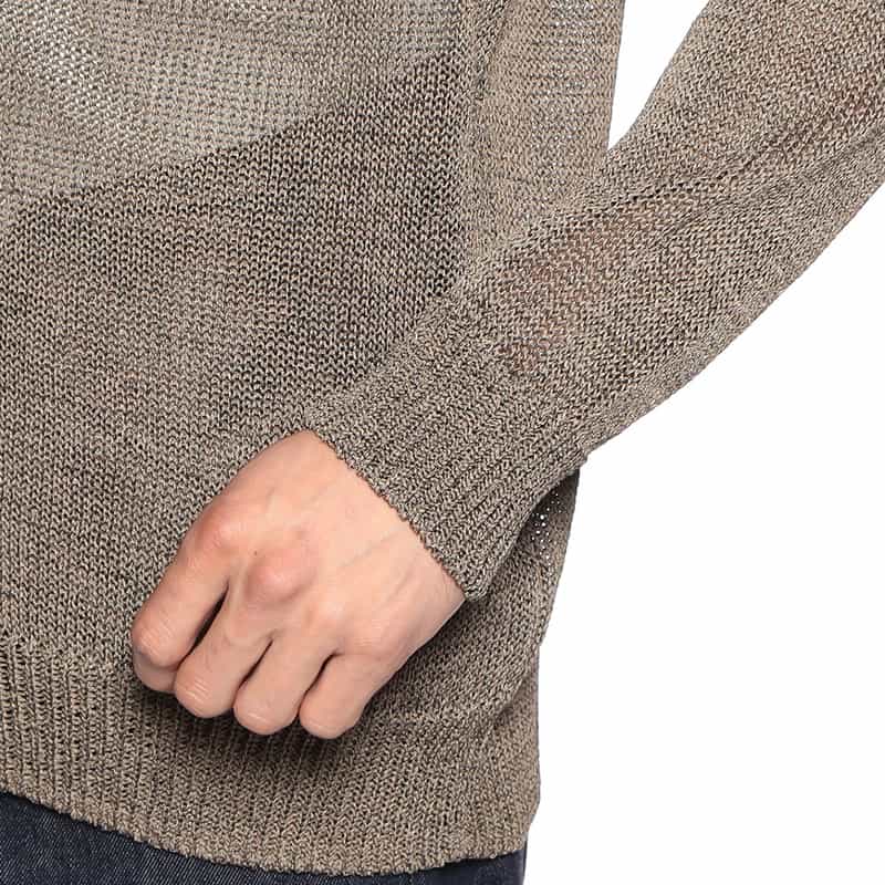 GIM Vネックニットカーディガン KHAKI