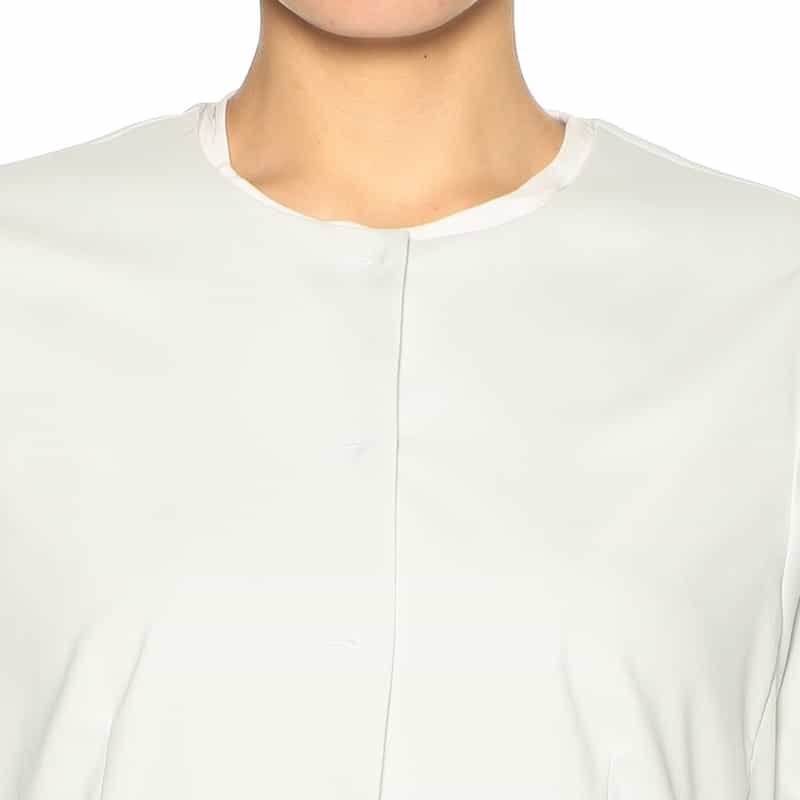 BARNEYS NEW YORK ウォッシャブル フレアジャケット LIGHT GREEN