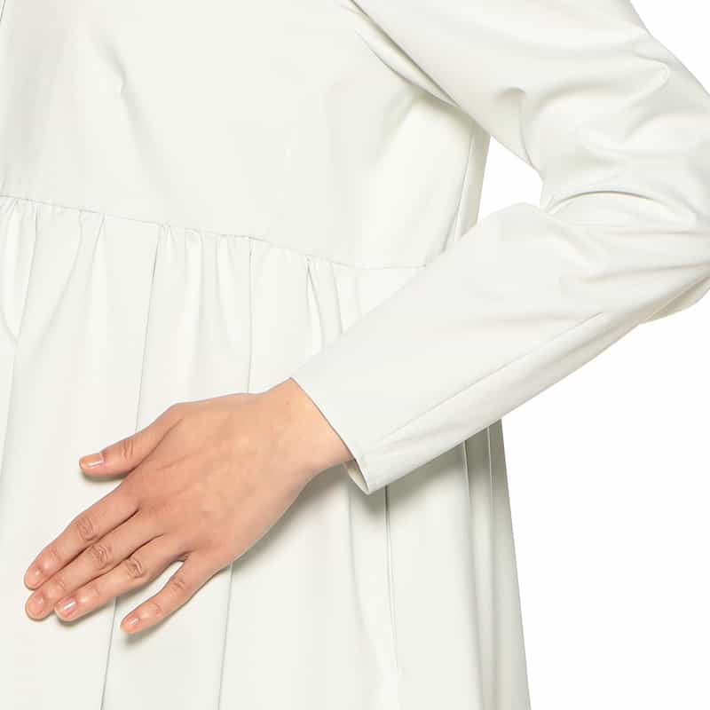 BARNEYS NEW YORK ウォッシャブル フレアジャケット LIGHT GREEN