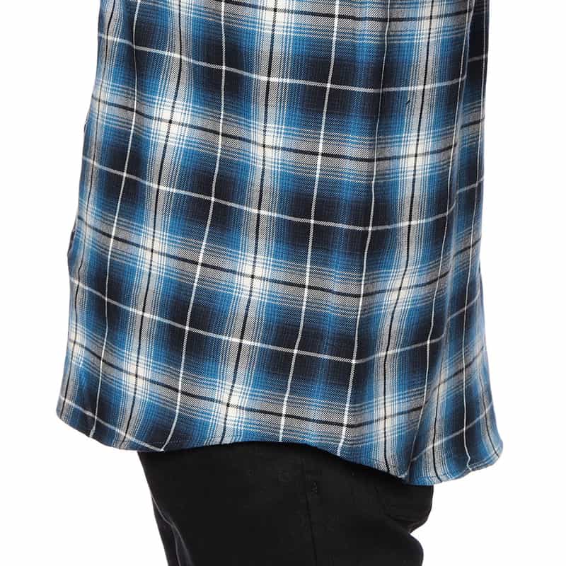 RAFU バーニーズ ニューヨーク限定チェック柄シャツ BLUE