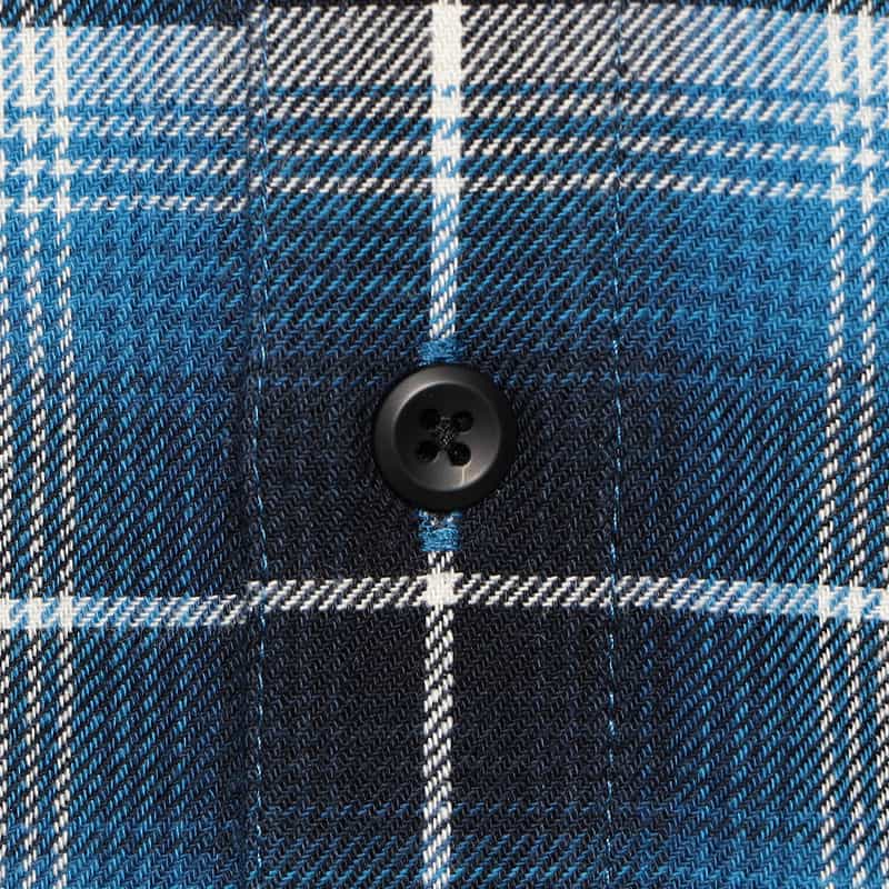 RAFU バーニーズ ニューヨーク限定チェック柄シャツ BLUE