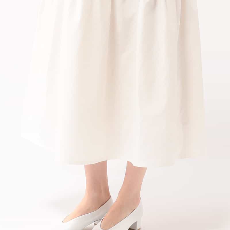 BARNEYS NEW YORK 異素材コンビネーションAラインドレス BLACK