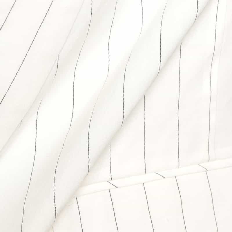 BARNEYS NEW YORK セットアップ ピンストライプ柄テーラードジャケット WHITE