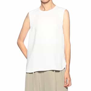 ウォッシャブル シフォンタンクトップ