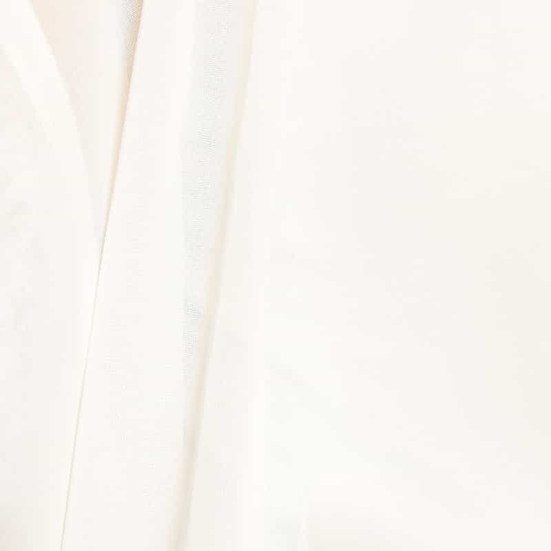 BARNEYS NEW YORK ウォッシャブル オーガンジー素材フリルブラウス WHITE