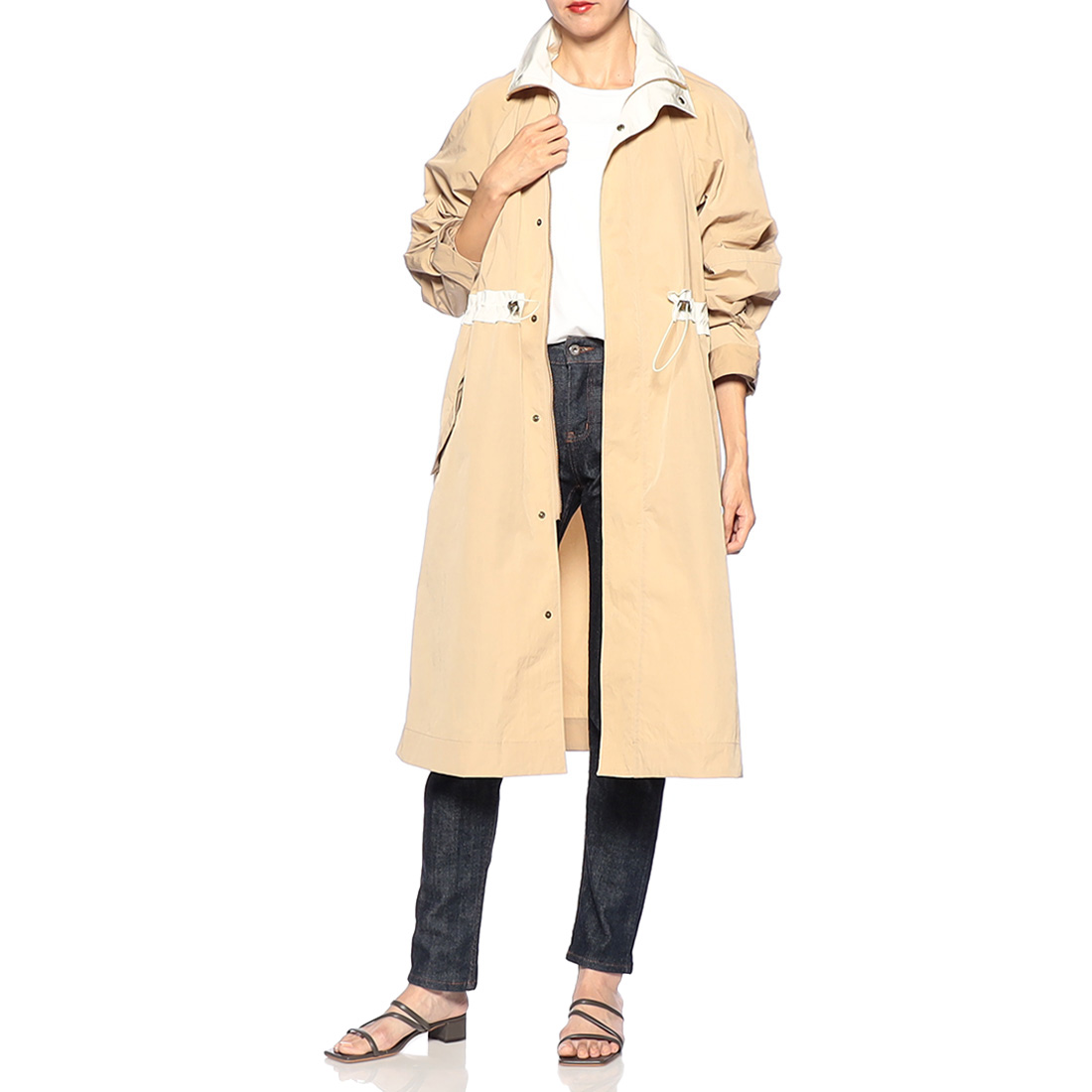 パラシュート ロングコート