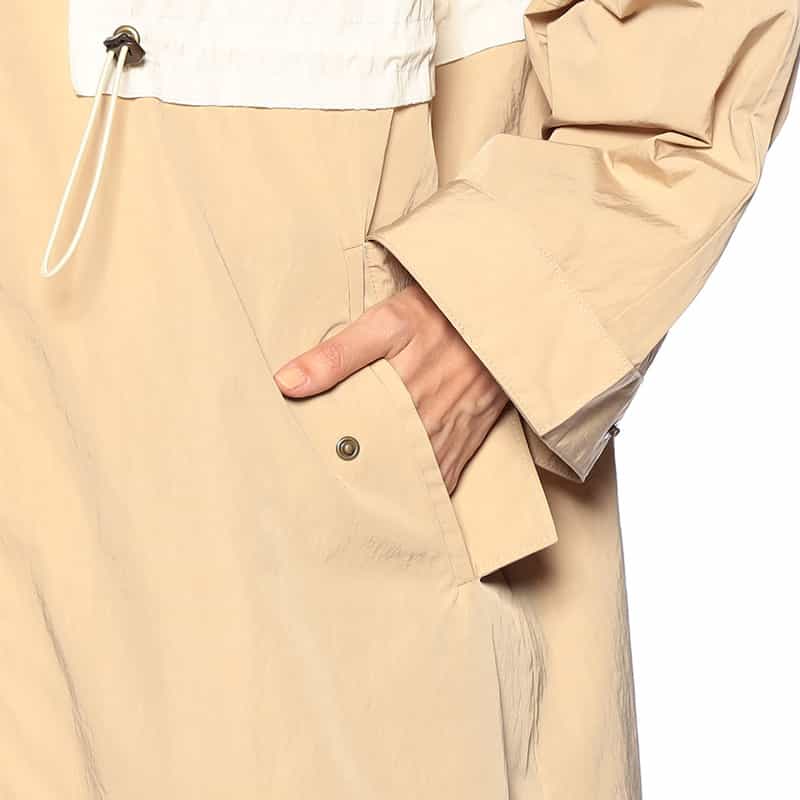 BARNEYS NEW YORK パラシュート ロングコート BEIGE