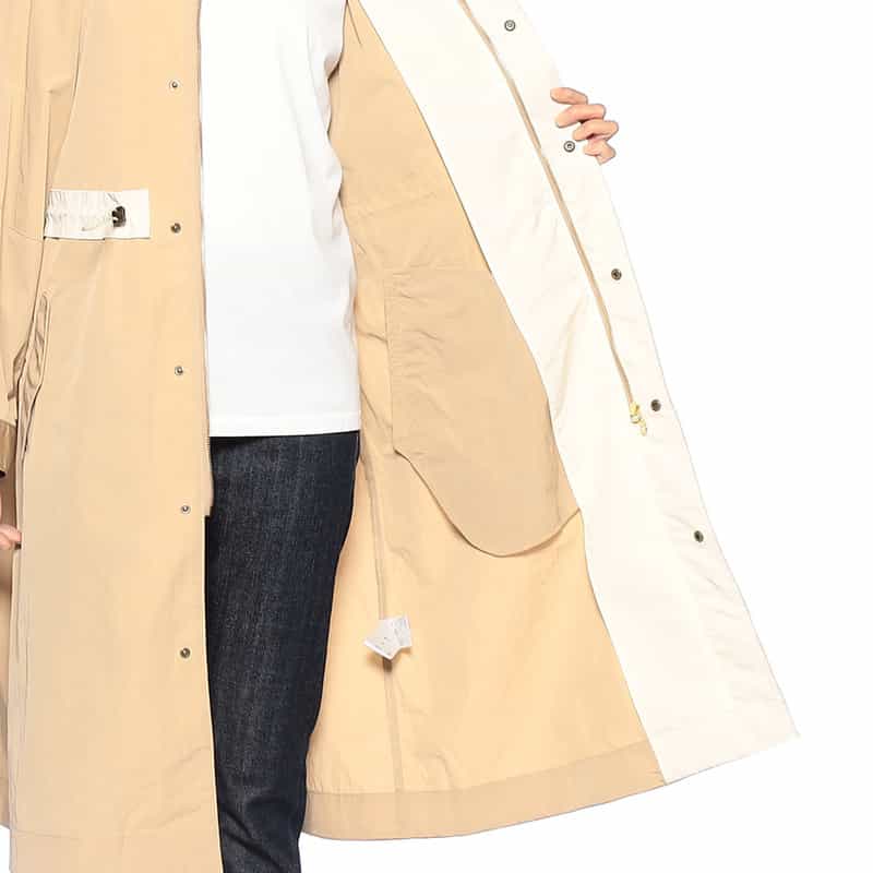 BARNEYS NEW YORK パラシュート ロングコート BEIGE