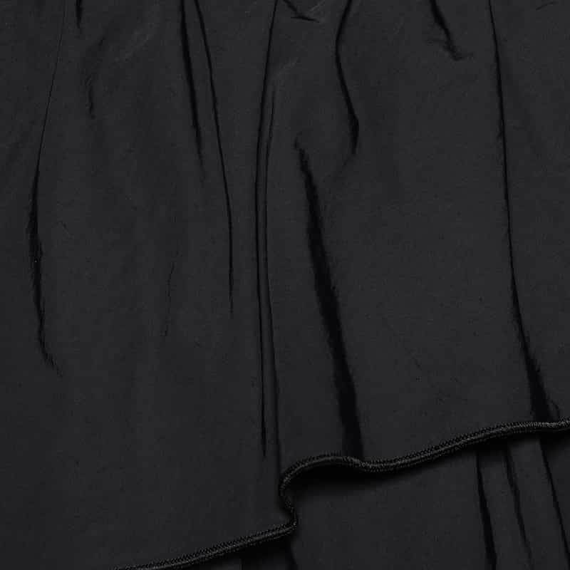 BARNEYS NEW YORK パラシュート フリルスカート BLACK