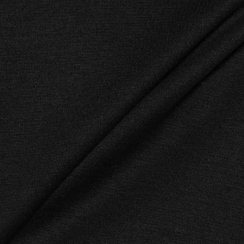 BARNEYS NEW YORK ウォッシャブル フリルスリーブカットソー BLACK