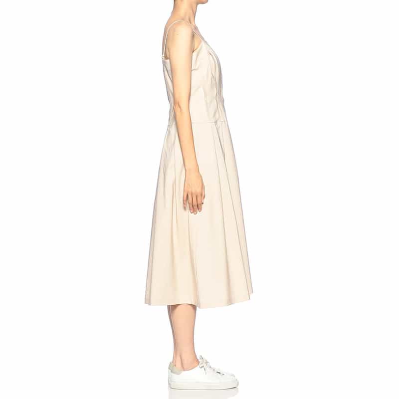 BARNEYS NEW YORK ウォッシャブル コルセットストラップドレス IVORY