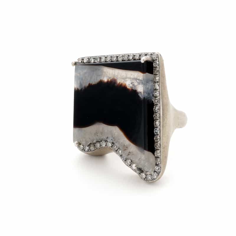 ADLIN HUE リング （アゲート、ダイヤモンド） NONE