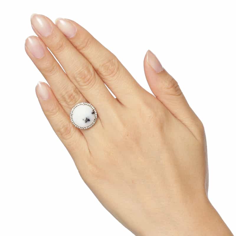 ADLIN HUE リング （デンドライトアゲート、ダイヤモンド） NONE