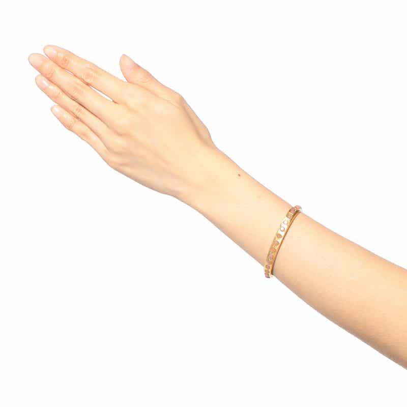 LA SOEUR LA SOEUR＜ラ スール＞バングル （ピーチムーンストーン） NONE