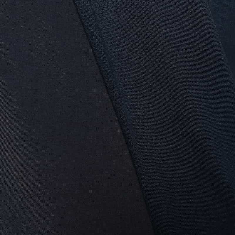 BARNEYS NEW YORK 異素材コンビネーション カットソー NAVY