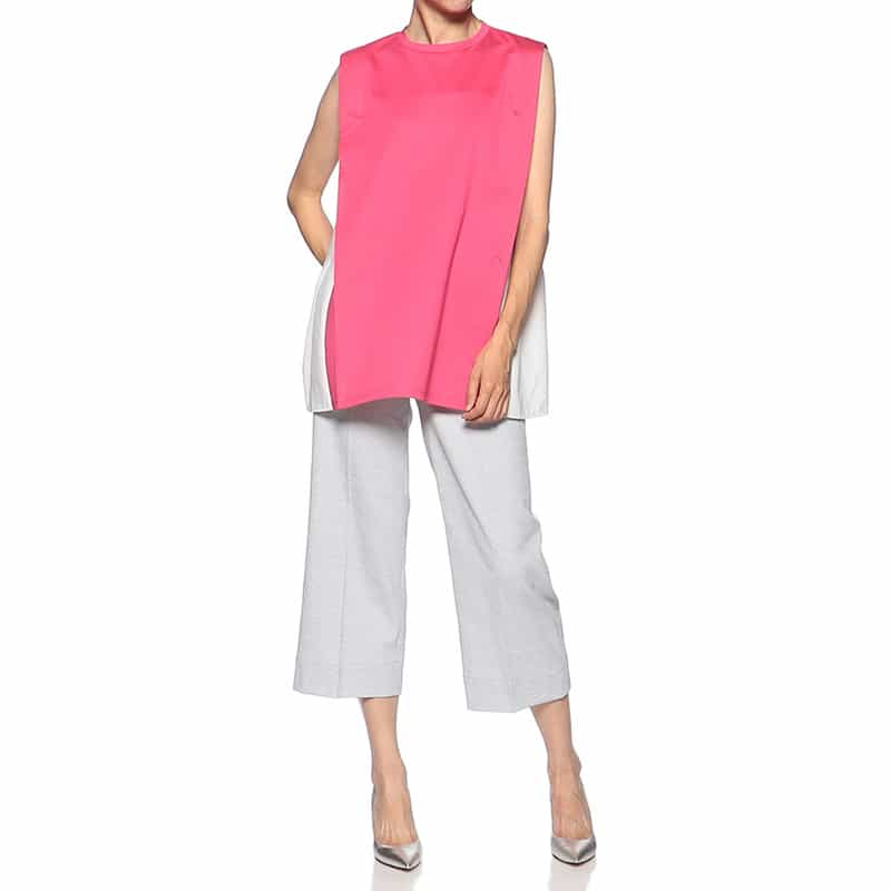 BARNEYS NEW YORK 異素材コンビネーション カットソー PINK