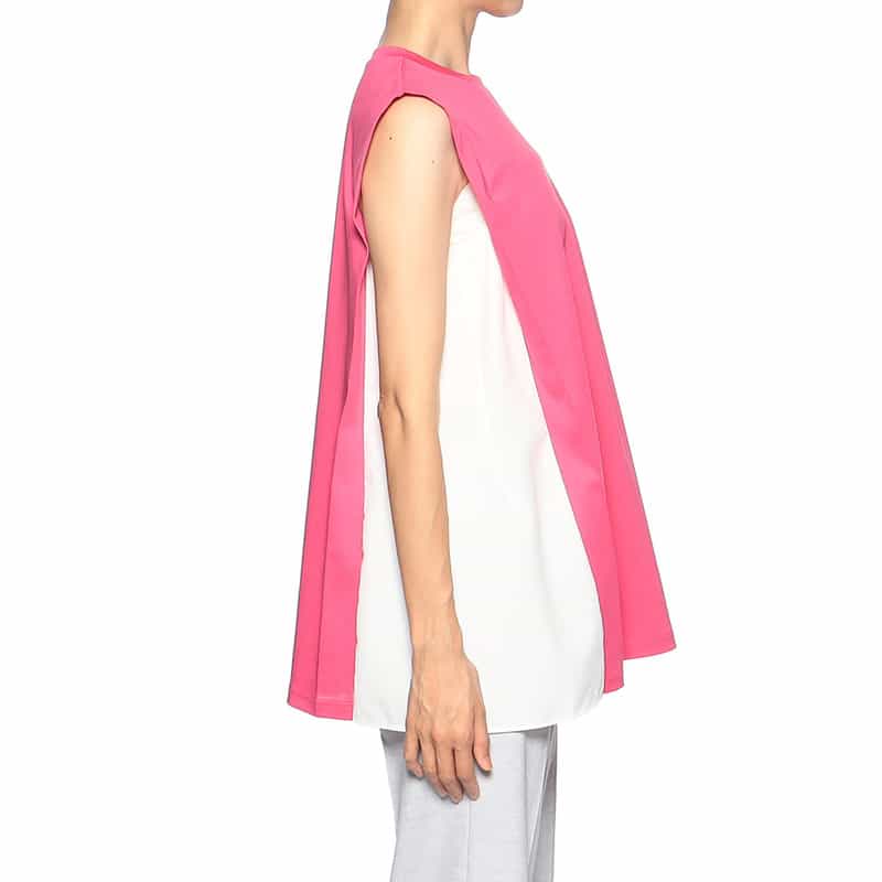 BARNEYS NEW YORK 異素材コンビネーション カットソー PINK