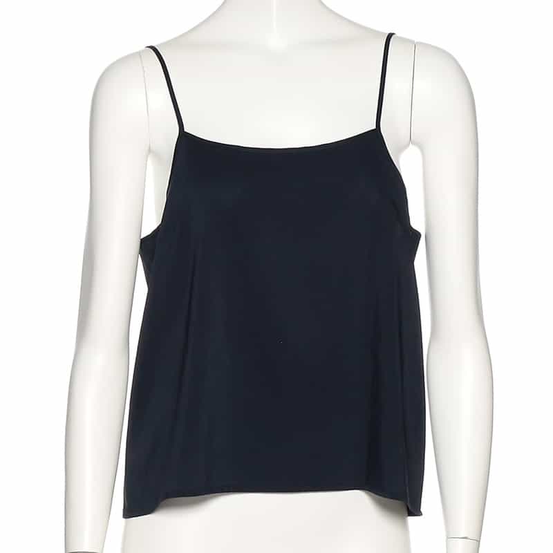 BARNEYS NEW YORK シアー素材 バッグリボンブラウス (インナーキャミソール付) NAVY