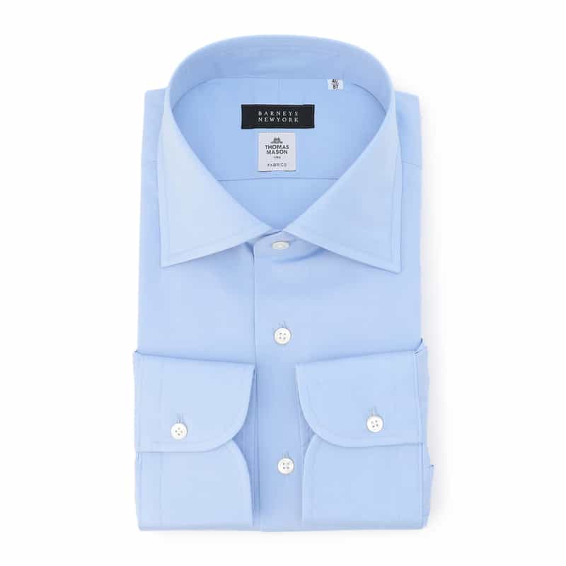 BARNEYS NEW YORK ドレスシャツ（THOMAS MASON社製コットン使用） LIGHT BLUE