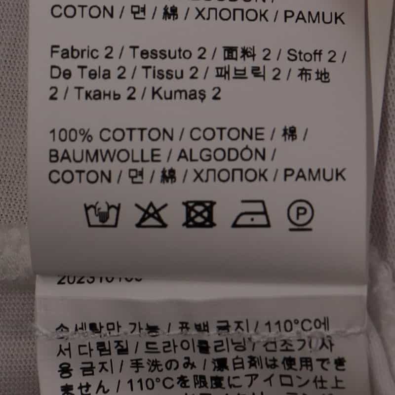 NEIL BARRETT バーニーズ　ニューヨーク限定Tシャツ WHITE