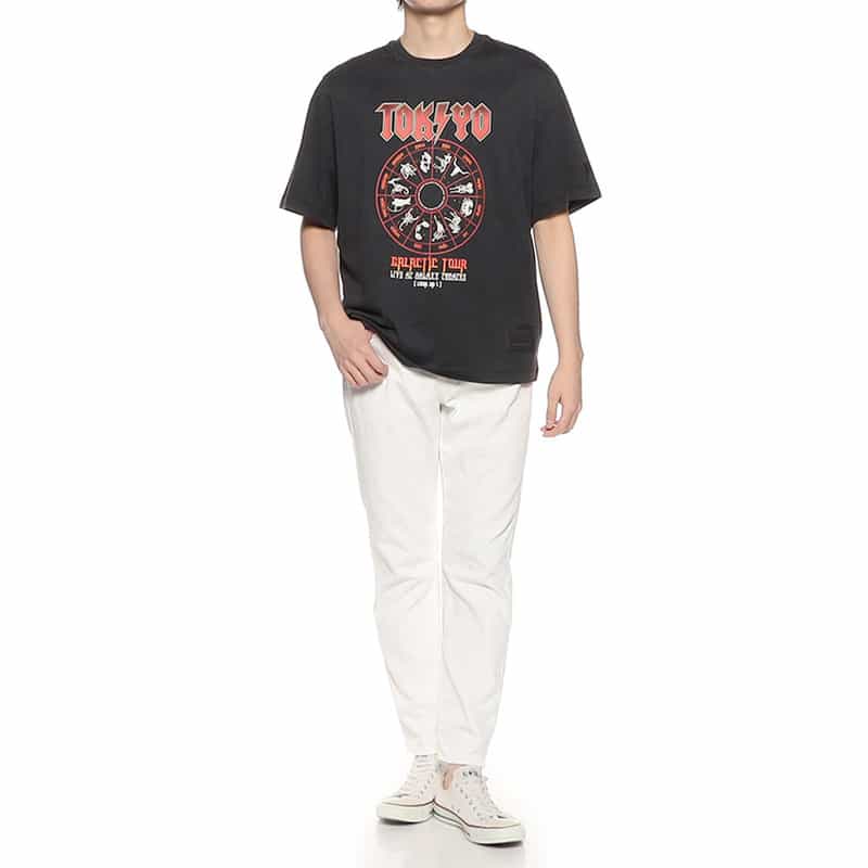 NEIL BARRETT バーニーズ ニューヨーク限定プリントTシャツ BLACK