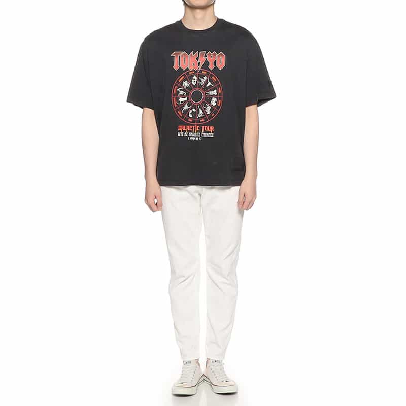 NEIL BARRETT バーニーズ ニューヨーク限定プリントTシャツ BLACK