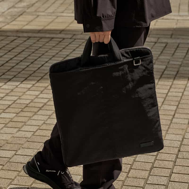 BARNEYS NEW YORK 2WAYショルダーバッグ BLACK