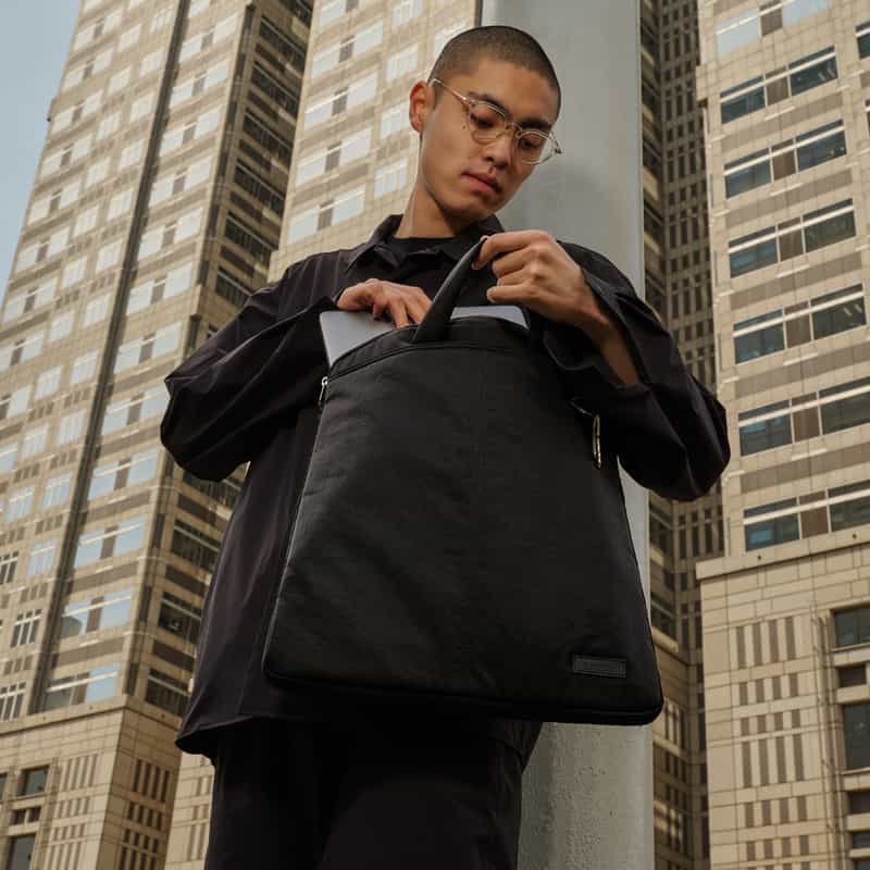 BARNEYS NEW YORK 2WAYショルダーバッグ BLACK