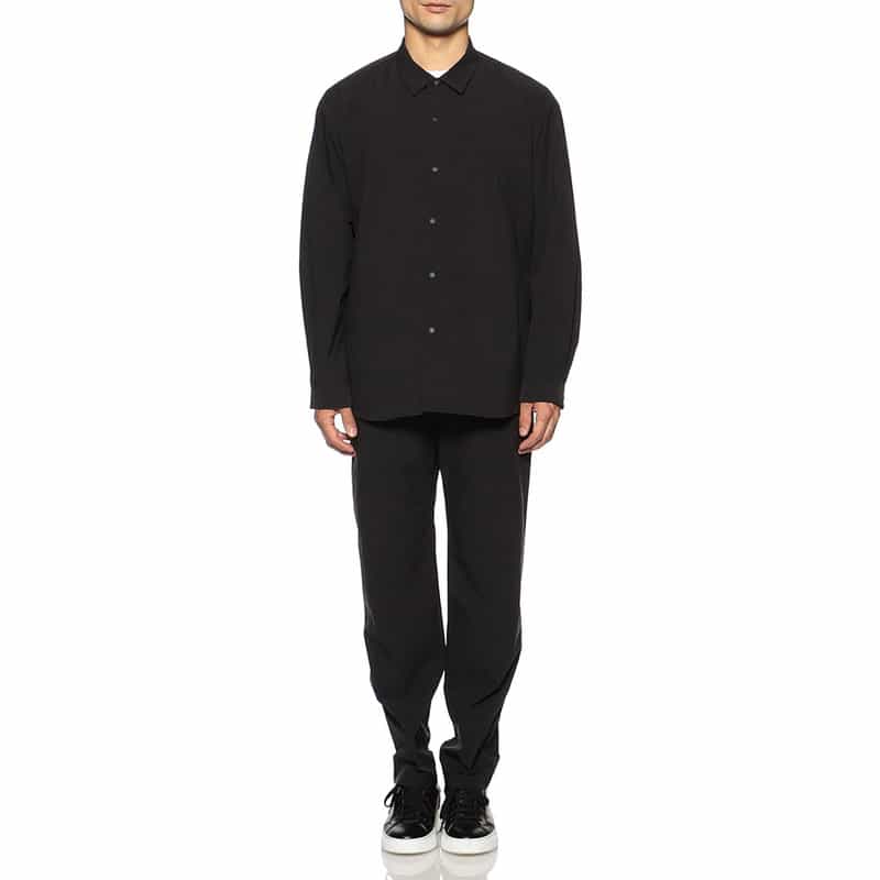 BARNEYS NEW YORK ロングスリーブシャツ BLACK
